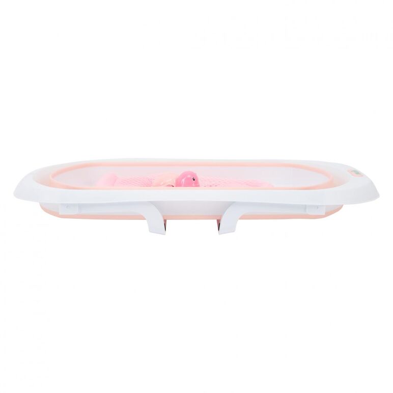 Cadita cu reductor si termometru, roz,  Cadite bebe si accesorii baie | electropc.ro