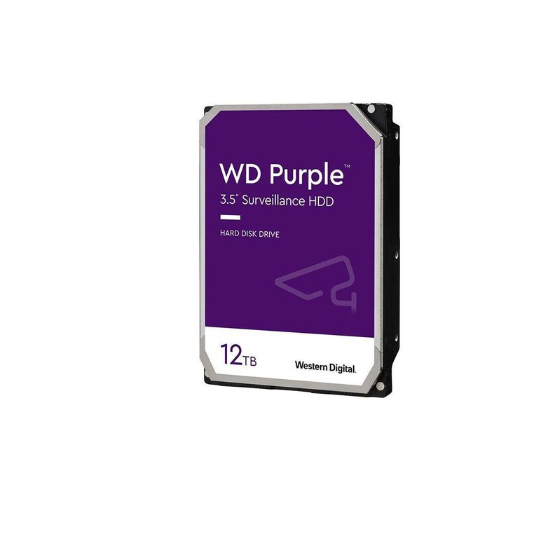 Hdd intern wd, 3.5", 12tb, purple, sata3, intellipower (5400rpm), 256mb, surveillance hdd,  Hard Disk-uri Desktop | electropc.ro