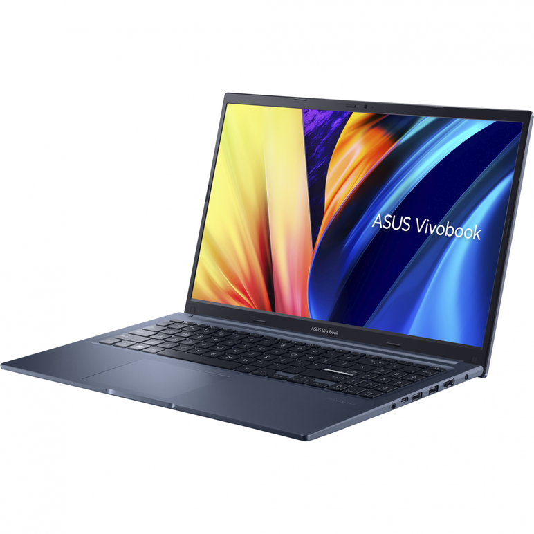 Laptop asus vivobook 15.6-inch, x1502za-bq418, fhd (1920 x 1080) 16:9, i7-1260p, 8gb ddr4 on board + 8gb ddr4 so-dimm, 512gb m.2, quiet blue, 2 years, no preinstalled os,  Laptopuri | electropc.ro