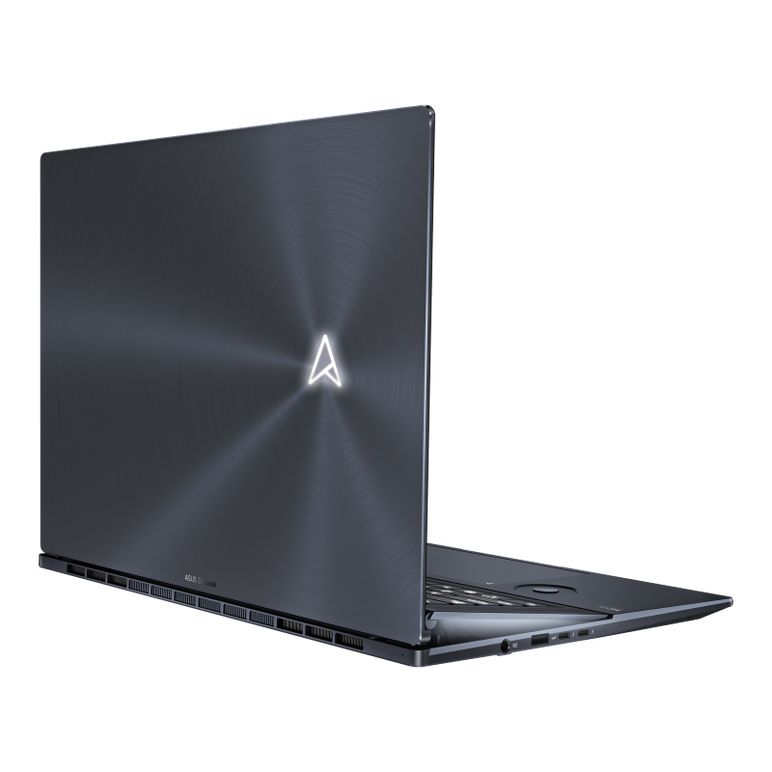 Laptop asus zenbook pro, ux7602zm-me045x, 16.0-inch, touch screen, 4k (3840 x 2400) oled 16:10, i9- 12900h, 32gb lpddr5 on board, 2tb, intel(r) iris xe graphics, tech black, windows 11 pro, 2 years,  Laptopuri | electropc.ro