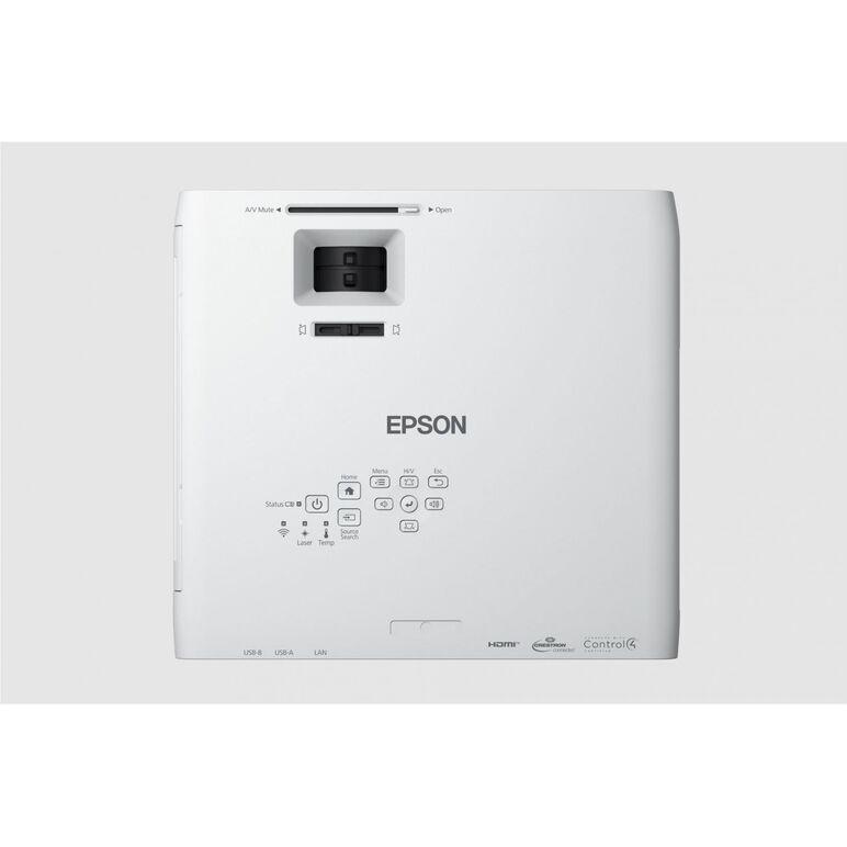 Proiector epson eb-l260f, 3lcd, rgb, 4600 lumeni, fhd 1080p, 16:9, cpontrast:2.500.000:1, lampa 20.000 ore/ 30.000 ore eco mode, dimensiune imagine: 31"-310", interfata: usb 2.0-a, usb 2.0, rs-232c, ethernet interface (100 base-tx / 10 base-t), wi-fi dire,  Videoproiectoare | electropc.ro