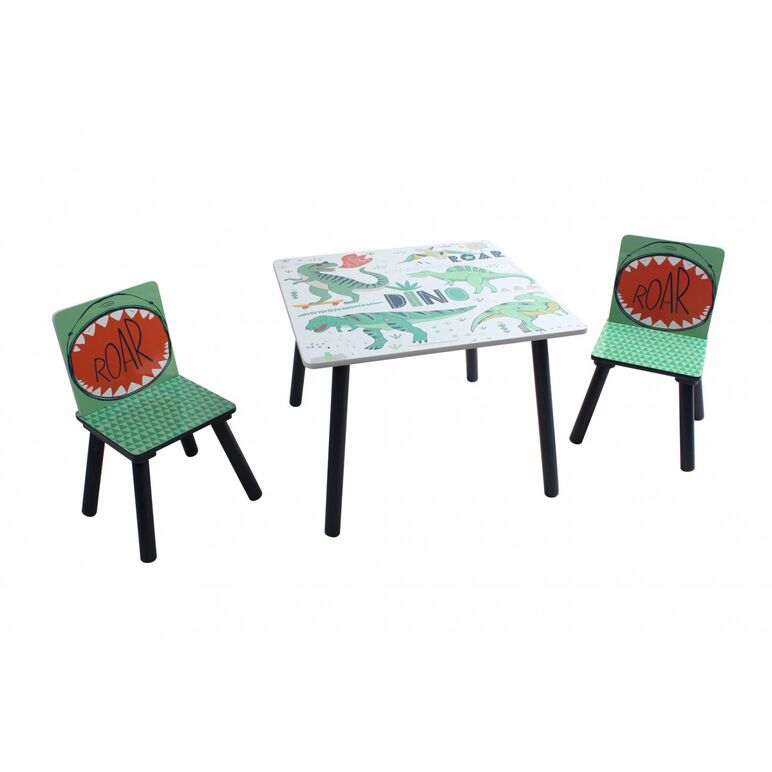 Set 2 scaune +birou dinozauri,  Mobilier camera copii | electropc.ro