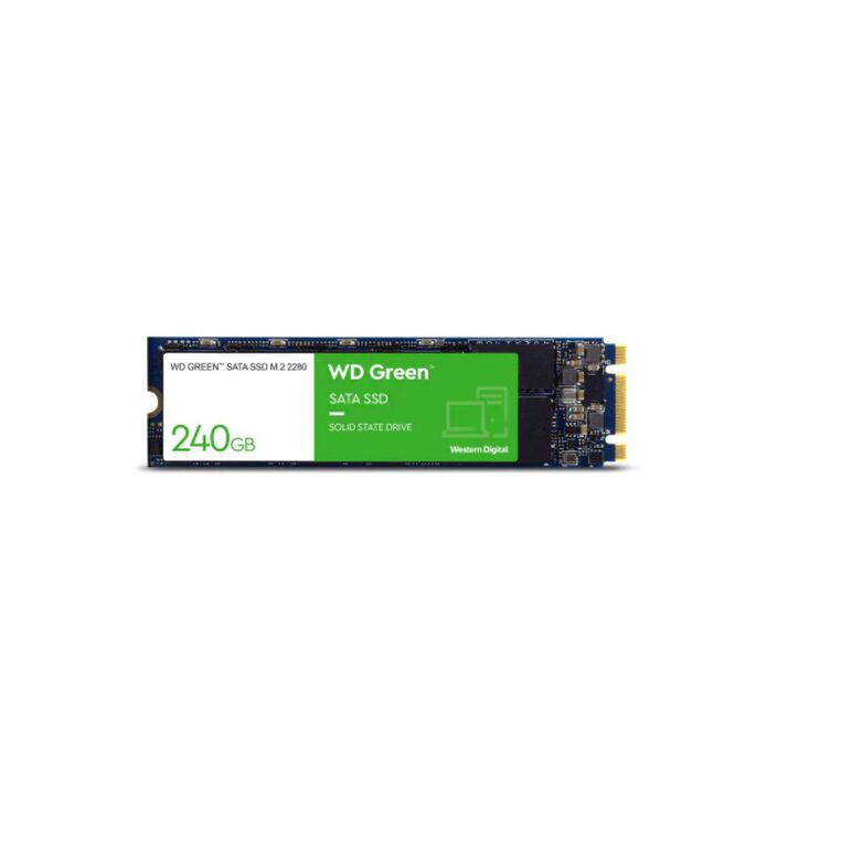 Ssd wd, 240gb, green, m.2, 6 gb/s, 7mm, 2.5, r/w speed: up to 540mbs/465mbs,  SSD-uri Interne | electropc.ro