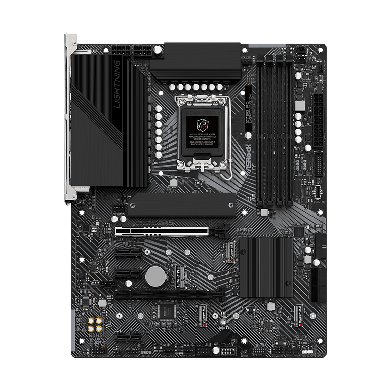 Placa de baza asrock z790 pg lightning lga 1700, 4x ddr4, 1x hdmi 2.1, 1x edp 1.4, 2x pcie x16, 3x pcie 3.0 x1, 3x m.2, 4x sata, 2.5 gigabit lan, atx,  Placi de baza | electropc.ro