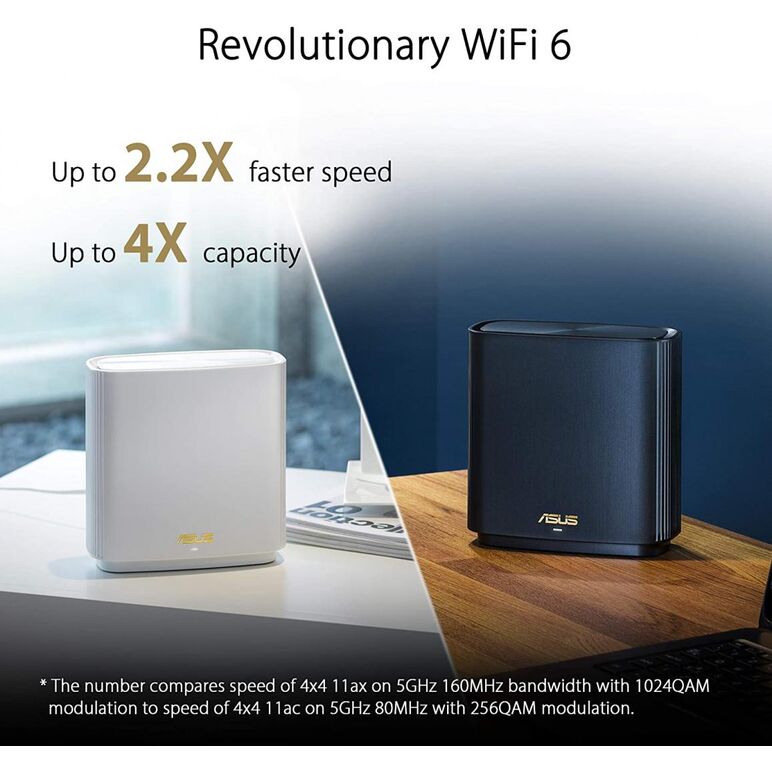 Router wireless asus gigabit mesh zenwifi, ax xt8, wifi 6, tri-band,  Routere Wireless | electropc.ro
