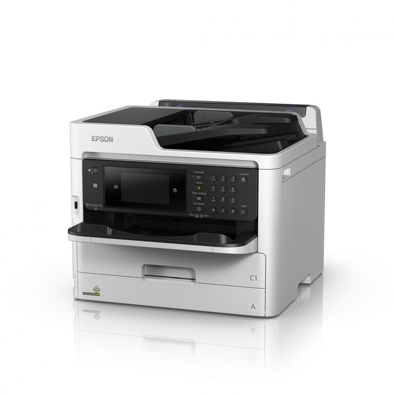 "multifunctional inkjet mono  workforce pro wf-m5799dwf, dimensiune a4 (printare,copiere, scanare, fax), duplex, viteza 34ppm alb-negru,rezolutie 1200 x 2400 dpi, limbaje de printare:pcl6, postscript 3, esc/p-r, pdf 1.7, pcl5e, alimentare hartie standard ,  Multifunctionale Inkjet | electropc.ro