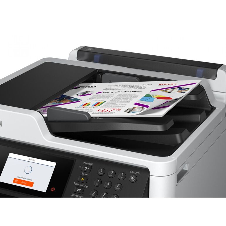 "multifunctional inkjet mono  workforce pro wf-m5799dwf, dimensiune a4 (printare,copiere, scanare, fax), duplex, viteza 34ppm alb-negru,rezolutie 1200 x 2400 dpi, limbaje de printare:pcl6, postscript 3, esc/p-r, pdf 1.7, pcl5e, alimentare hartie standard ,  Multifunctionale Inkjet | electropc.ro