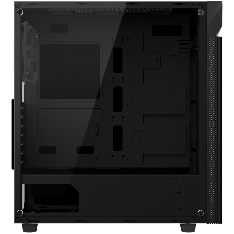 Carcasa gigabyte c200 glass, mid-tower, fara sursa, atx, black,  Carcase | electropc.ro