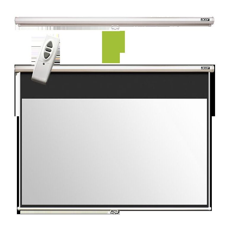 Ecran proiectie electric acer 100" - e100-w01mwr, 16:10, dimensiuni totale 221x 159 cm, greutate 10 kg, telecomanda, culoare alb mat,  Videoproiectoare | electropc.ro