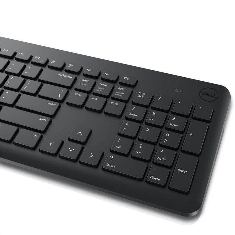 Dell kit mouse and keyboard km3322w wireless, qwertz romanian layout, device type: keyboard and mouse set, wireless receiver: usb wireless receiver, connectivity technology: wireless, interface: 2.4 ghz, keyboard: adjustable height: yes, hot keys function,  Kit mouse tastatura | electropc.ro