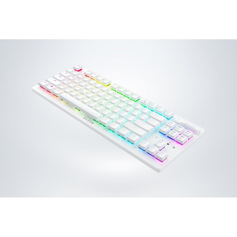 Kb razer deathstalker v2 pro tkl (red switch) - white - us layout,  Tastaturi | electropc.ro