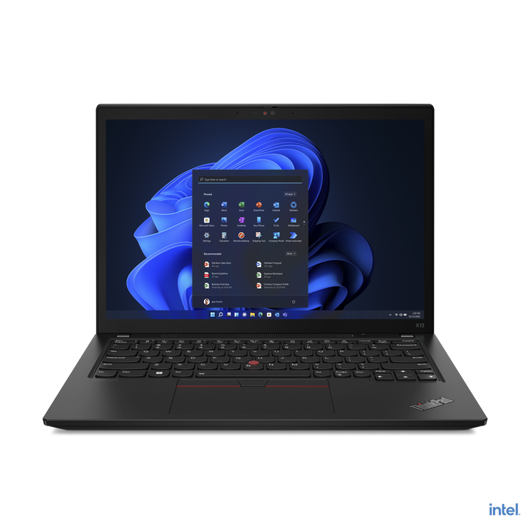 Laptop lenovo thinkpad x13 gen 3, 13.3" wuxga ips, intel core i7-1260p, ram 16gb 512gb ssd 3y, w11p,  Laptopuri | electropc.ro