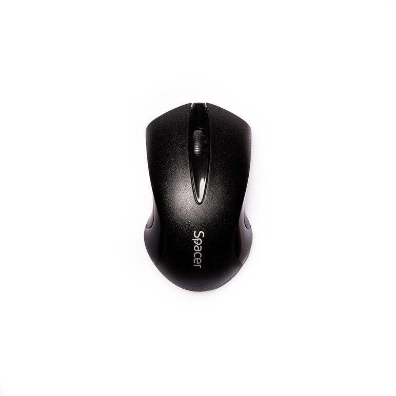 Mouse spacer spmo-w12, wireless, 1000dpi, 3 butoane, functie auto sleep, negru,  Mouse | electropc.ro