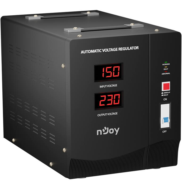 Stabilizator tensiune njoy 5000va alvis  https://www.njoy.global/product/alvis-5000,  Stabilizatoare de tensiune | electropc.ro