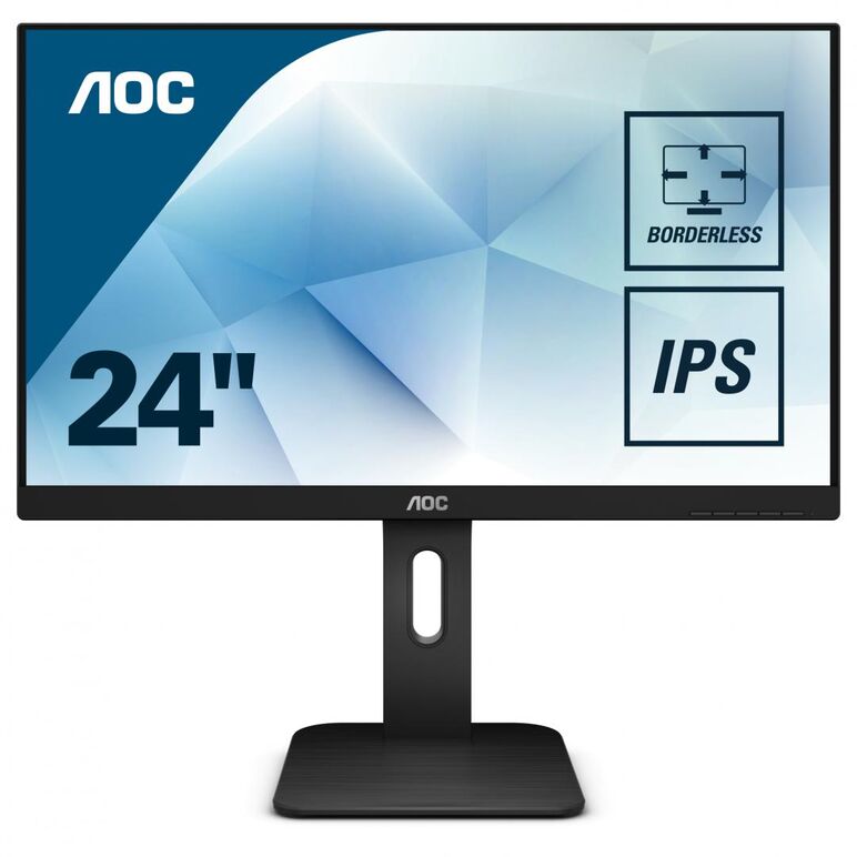 Monitor led aoc 24p1, 23.8inch, fhd ips, 5ms, 60hz, negru,  Monitoare LED | electropc.ro