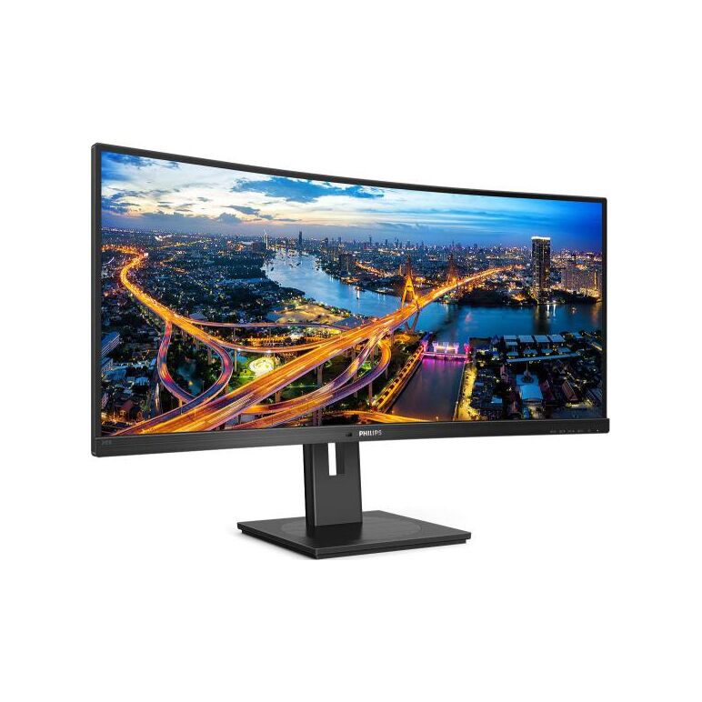 Monitor led philips 345b1c, 34inch, uwqhd ips, 5ms, 100hz, negru,  Monitoare LED | electropc.ro