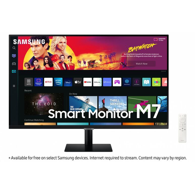 Monitor smart samsung ls32bm700upxen 32 inch, panel type: va, resolution:3840 x 2160, aspect ratio: 16:9,  refresh rate:60hz, response time gtg: 4 ms, brightness: 300 cd/m², contrast (static): 3000:1, hdr10, viewing angle: 178/178, colours: 16.7m, speaker,  Monitoare LED | electropc.ro