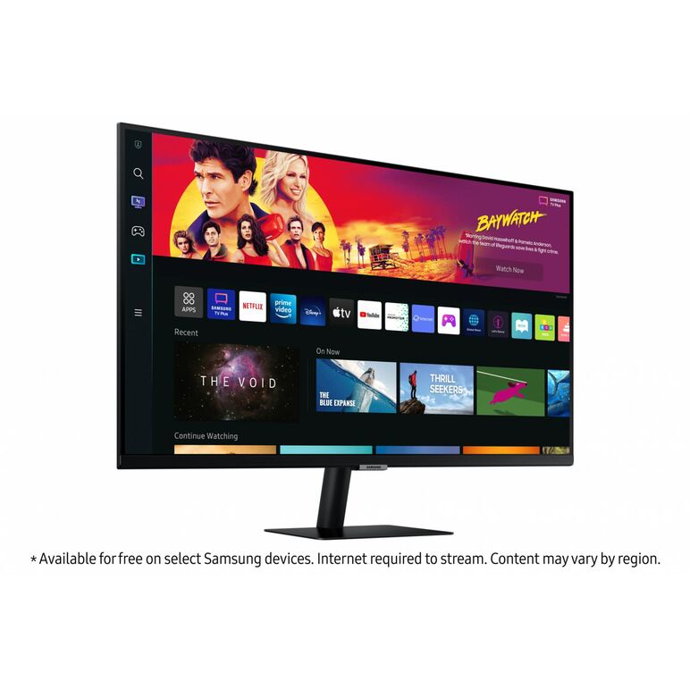 Monitor smart samsung ls32bm700upxen 32 inch, panel type: va, resolution:3840 x 2160, aspect ratio: 16:9,  refresh rate:60hz, response time gtg: 4 ms, brightness: 300 cd/m², contrast (static): 3000:1, hdr10, viewing angle: 178/178, colours: 16.7m, speaker,  Monitoare LED | electropc.ro