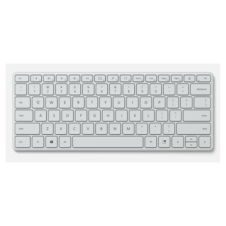 Tastatura microsoft designer compact, bluetooth 5.0, wireless, glacier,  Tastaturi | electropc.ro
