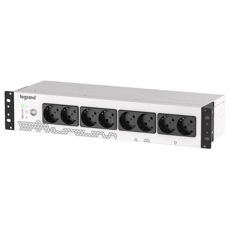 Ups legrand keor pdu monofazat, 800va/480w, in 1xiec 10a out 8x schuko, technologie off-line, conexiune usb hid, capacitate baterie 12v/9ah, 230v, dimensiuni 440x150x88mm, greutate 5kg,  UPS | electropc.ro
