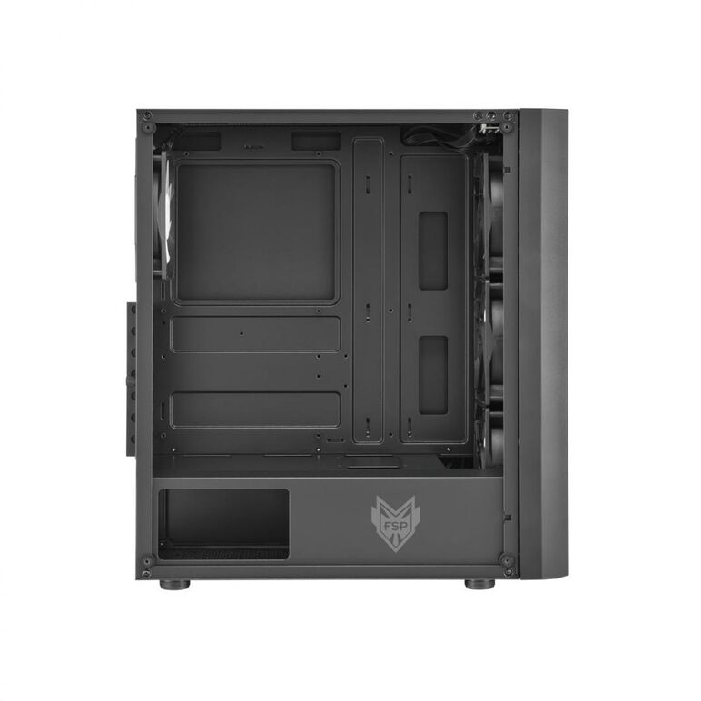 Carcasa fsp cmt211a rgb tg mid-tower, black,  Carcase | electropc.ro