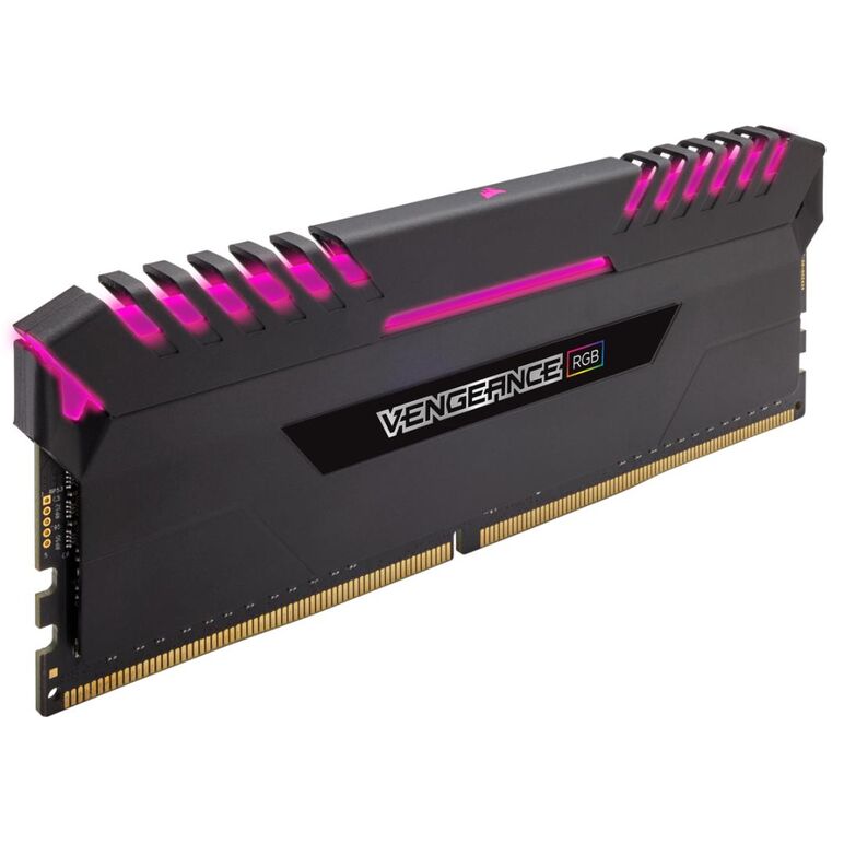 Memorie ram corsair vengeance pro rgb, dimm, ddr4, 16gb (2x8gb), cl16, 2666mhz,  Memorii RAM Desktop | electropc.ro