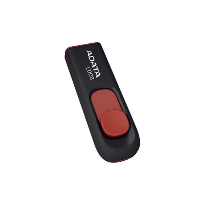 Memorie usb flash drive adata c008, 64gb, usb 2.0, negru,  Memorii USB | electropc.ro