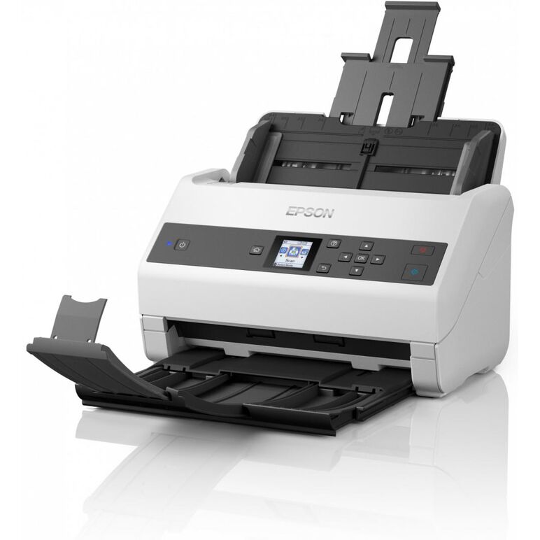 Scanner epson ds-870, dimensiune a4, tip sheetfed, viteza scanare: 65ppm, rezolutie optica 600x600dpi, adf 100 pagini, duplex, fiabilitate ciclu de lucru zilnic 7.000 pagini,formate iesire: bmp, jpeg, tiff, scanare către multi tiff, pdf, scanare către pdf,  Scannere | electropc.ro