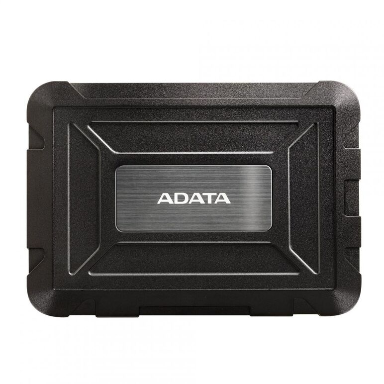 Ssd/hdd enclosure adata ed600, 2.5, usb 3.1, rezistent la apa, rezistent la praf, rezistent la socuri, negru,  Alte componente | electropc.ro