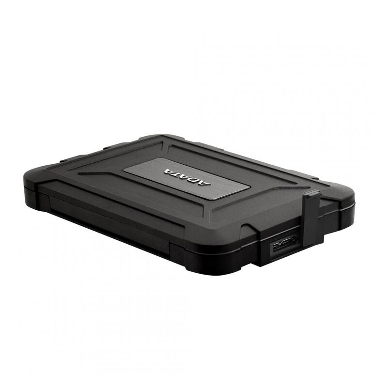 Ssd/hdd enclosure adata ed600, 2.5, usb 3.1, rezistent la apa, rezistent la praf, rezistent la socuri, negru,  Alte componente | electropc.ro