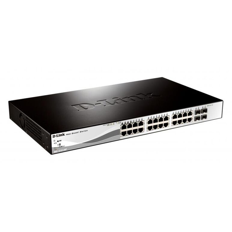 Switch d-link des-1210-28p, 24 port, 10/100 mbps,  Switch-uri | electropc.ro