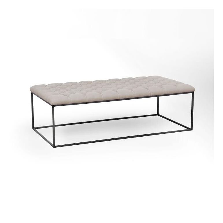 Bancheta heinner dur bej 140x45x45 cm,  Fotolii | electropc.ro