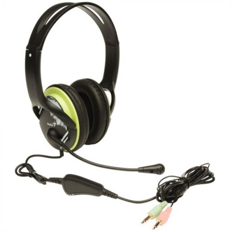 Casti cu microfon genius hs-400a, negru,  Casti audio | electropc.ro