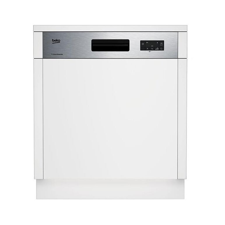 Masina de spalat vase beko dsn26420x, partial incorporabila, 14 seturi, 6 programe, clasa de energie a++, pornire inatarziata, afisaj lcd, dimensiuni 59.8* 55* 81.8 cm,  Masini de spalat vase incorporabile | electropc.ro