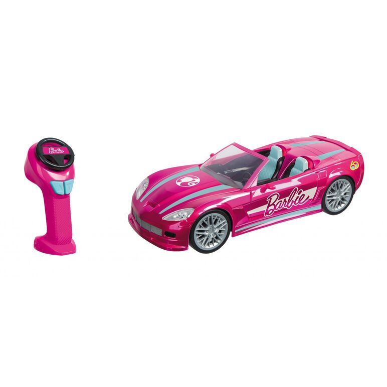 Barbie r/c - convertible car,  Masinute | electropc.ro