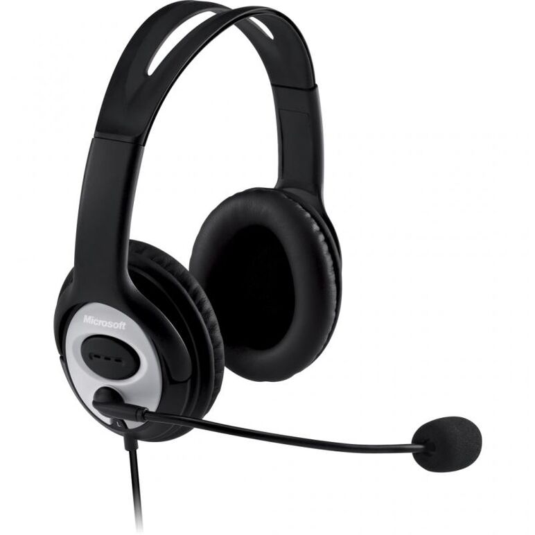 Casti + microfon microsoft lifechat lx-3000 usb, negru,  Casti audio | electropc.ro