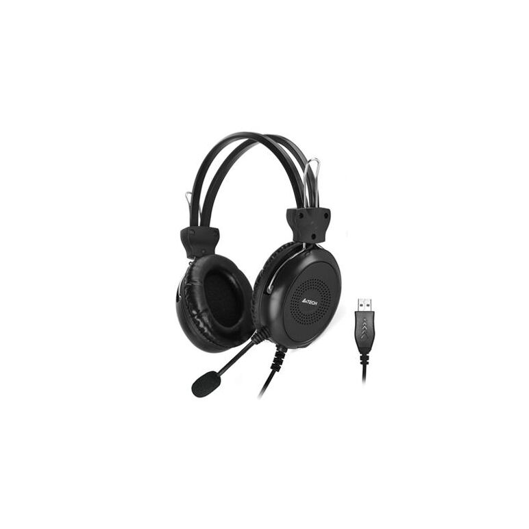Casti a4tech hu-30, stereo, usb, negru,  Casti audio | electropc.ro