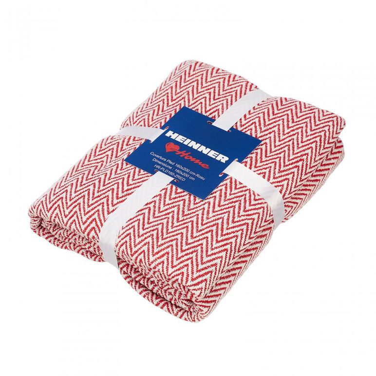 Cuvertura pled heinner 160x200 cm-rosu,  Paturi si Cuverturi | electropc.ro
