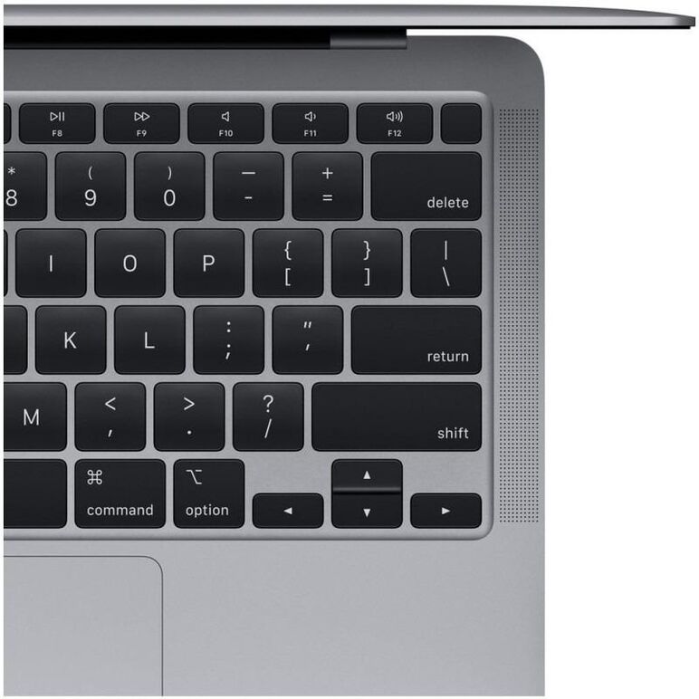 Laptop apple 13.3'' macbook air 13, wqxga (2560 x 1600), apple m1 chip (8-core cpu, gpu 7-core), 8gb, 256gb ssd, macos, int keyboard, space grey,  Laptopuri | electropc.ro