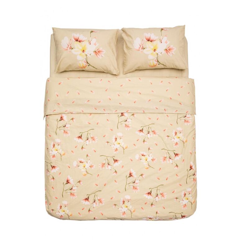 Lenjerie heinner king size bbc 4 piese, 144tc magnolia,  Lenjerii de pat | electropc.ro