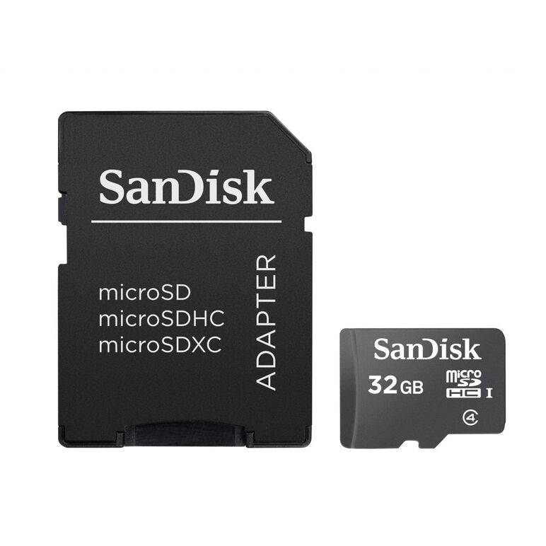 Card de memorie microsd sandisk 32gb, adaptor sd, class 4,  Carduri memorie | electropc.ro