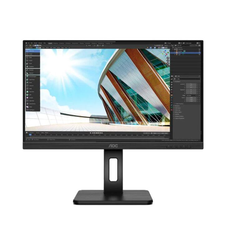 Monitor aoc q27p2q 27 inch, panel type: ips, backlight: wled, resolution: 2560 x 1440, aspect ratio: 16:9,  refresh rate:75hz, respo nse time gtg: 4 ms, brightness: 300 cd/m², contrast (static): 1000:1, contrast (dynamic): 50m:1, viewing angle: 178/178, c,  Monitoare LED | electropc.ro
