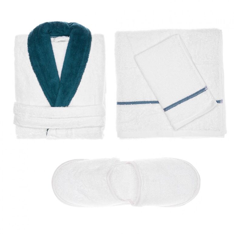 Set de baie barbati bbc organic 4 piese square nature,  Halate de Baie | electropc.ro