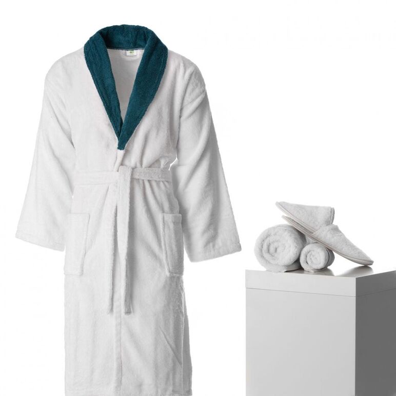 Set de baie barbati bbc organic 4 piese square nature,  Halate de Baie | electropc.ro