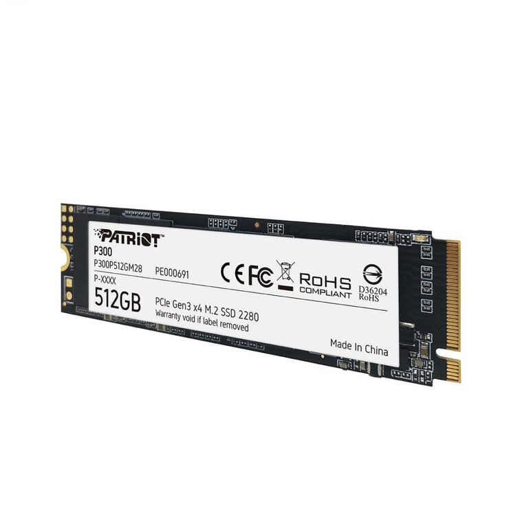 Ssd patriot p300 512gb, nvme, m.2 2280,  SSD-uri Interne | electropc.ro