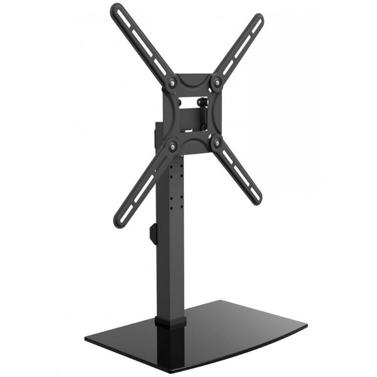 Suport tv de podea, barkan s320.b, fix, 29"-58", vesa 400x400, suporta pana la 25kg, negru,  TV & Electronice & Gaming | electropc.ro