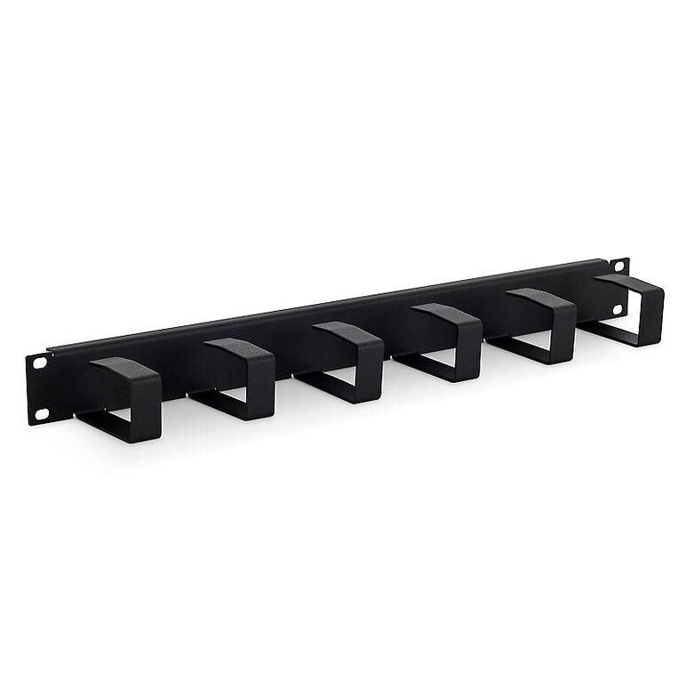 Triton org.cablu 1u, 6x organizer 70x40 mm,  Cabinete metalice | electropc.ro