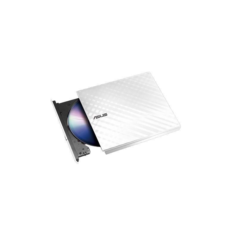 Unitate optica asus, dvd+/-rw, 8x, sdrw-08d2s-u lite/wht/g/as, extern,usb 2.0, alb, retail,  Unitati optice externe | electropc.ro