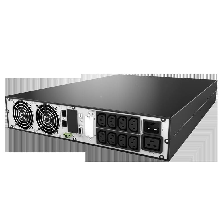 Ups njoy balder 3000, 3000va/ 3000w, on-line, lcd display, montare rack/tower, 8 prize iec 13 1x iec c19, dubla conversie, plaja larga de tensiuni acceptate, eficienta impresionanta de pana la 96%, frecventa: 40hz ~ 70 hz, dimensiuni: 630 x 438 x 88 mm, g,  UPS | electropc.ro