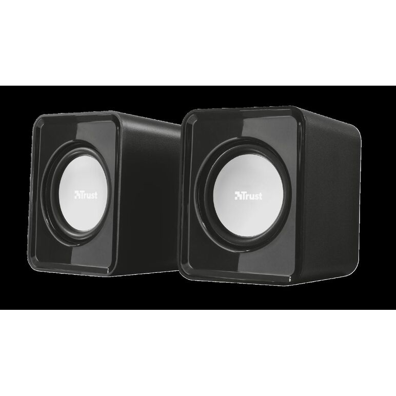 Boxe stereo trust leto compact 2.0 speaker, 6w, negru,  Sisteme audio | electropc.ro